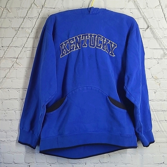 Y2K STARTER University of Kentucky Wildcats Cats UK Embroidered Hoodie Size M - Picture 2 of 16